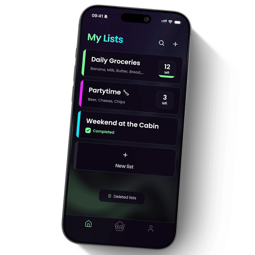 Veloop app — AI grocery list and meal planner