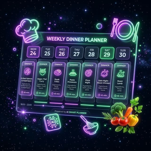 The Sunday Planner | Complete Shopping List in 30 Seconds