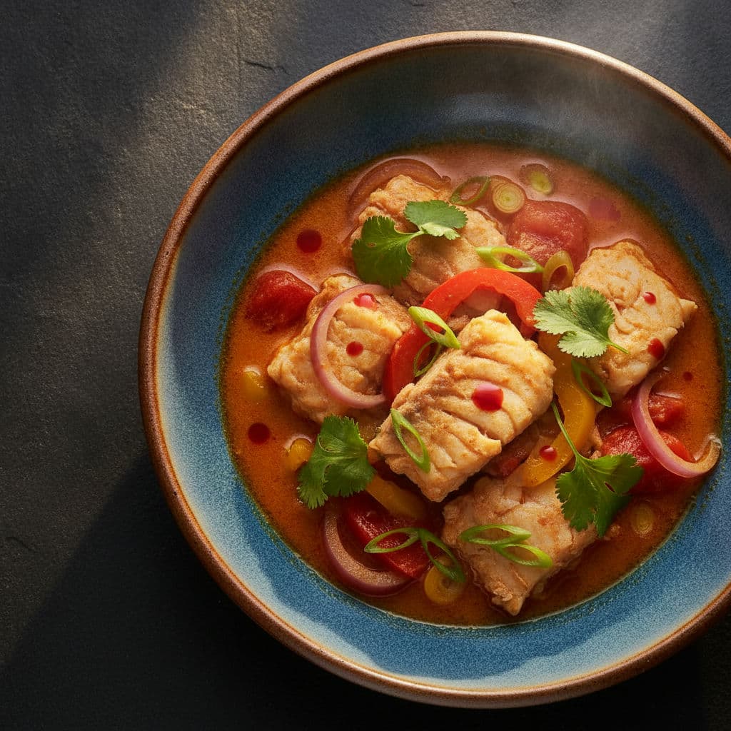 Brasiliansk Moqueca med Torsk