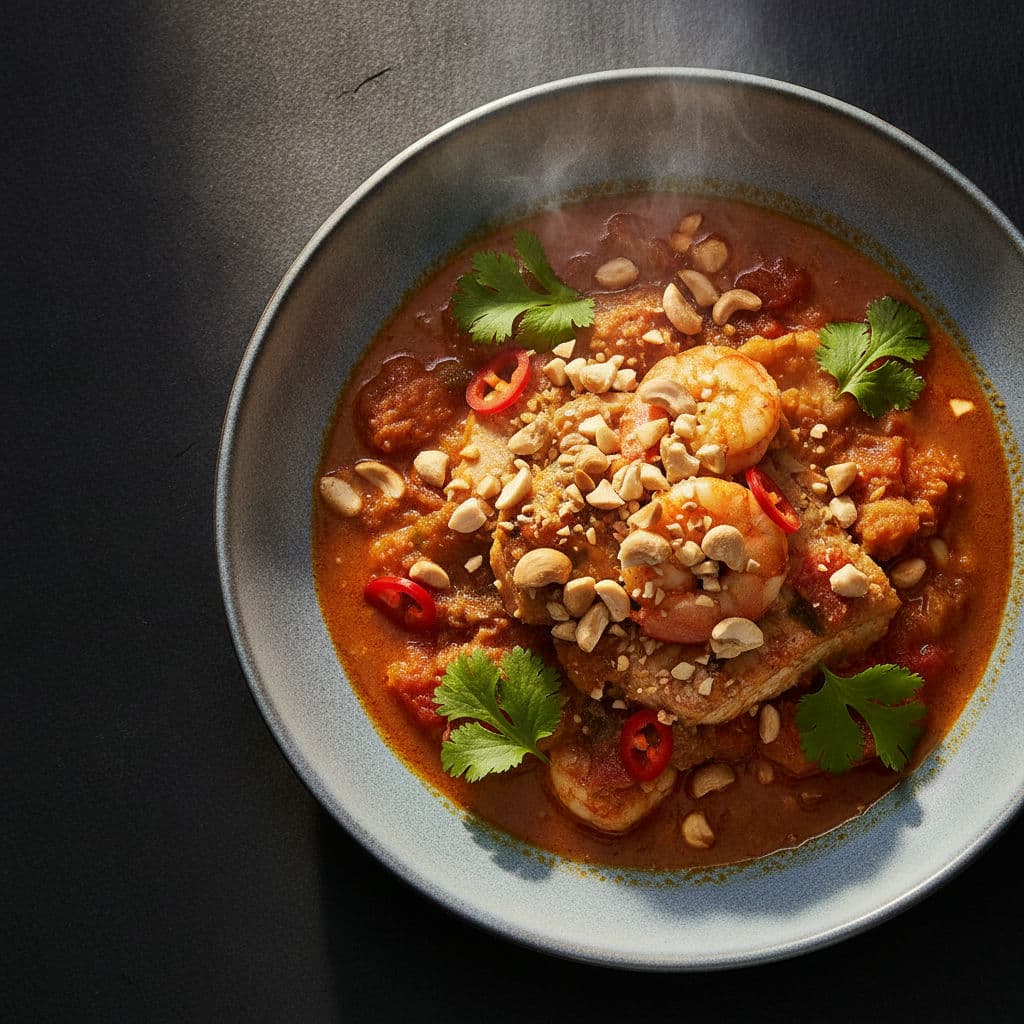 Brazilian Moqueca with Toasted Cashews