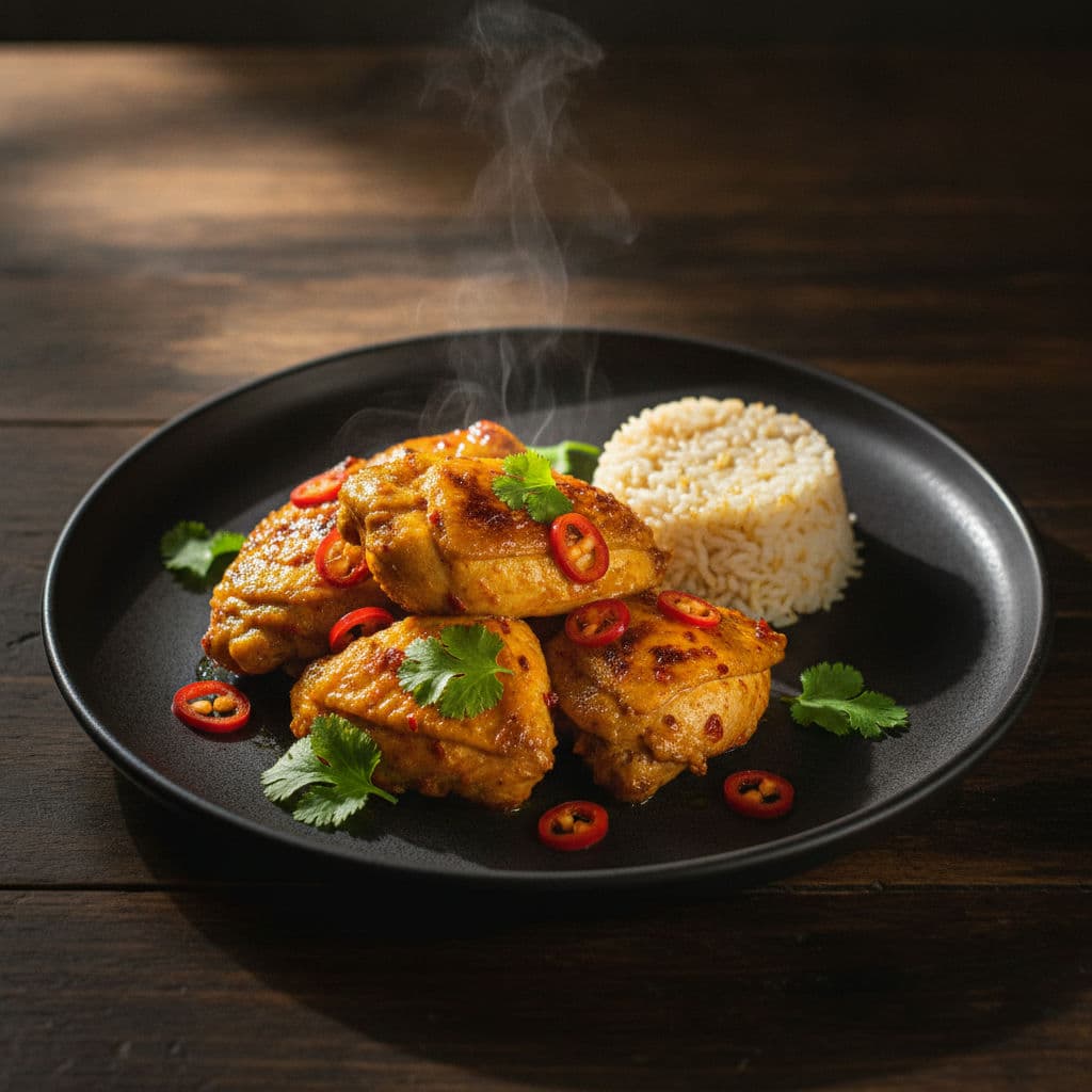 Golden Peruvian Chili Chicken