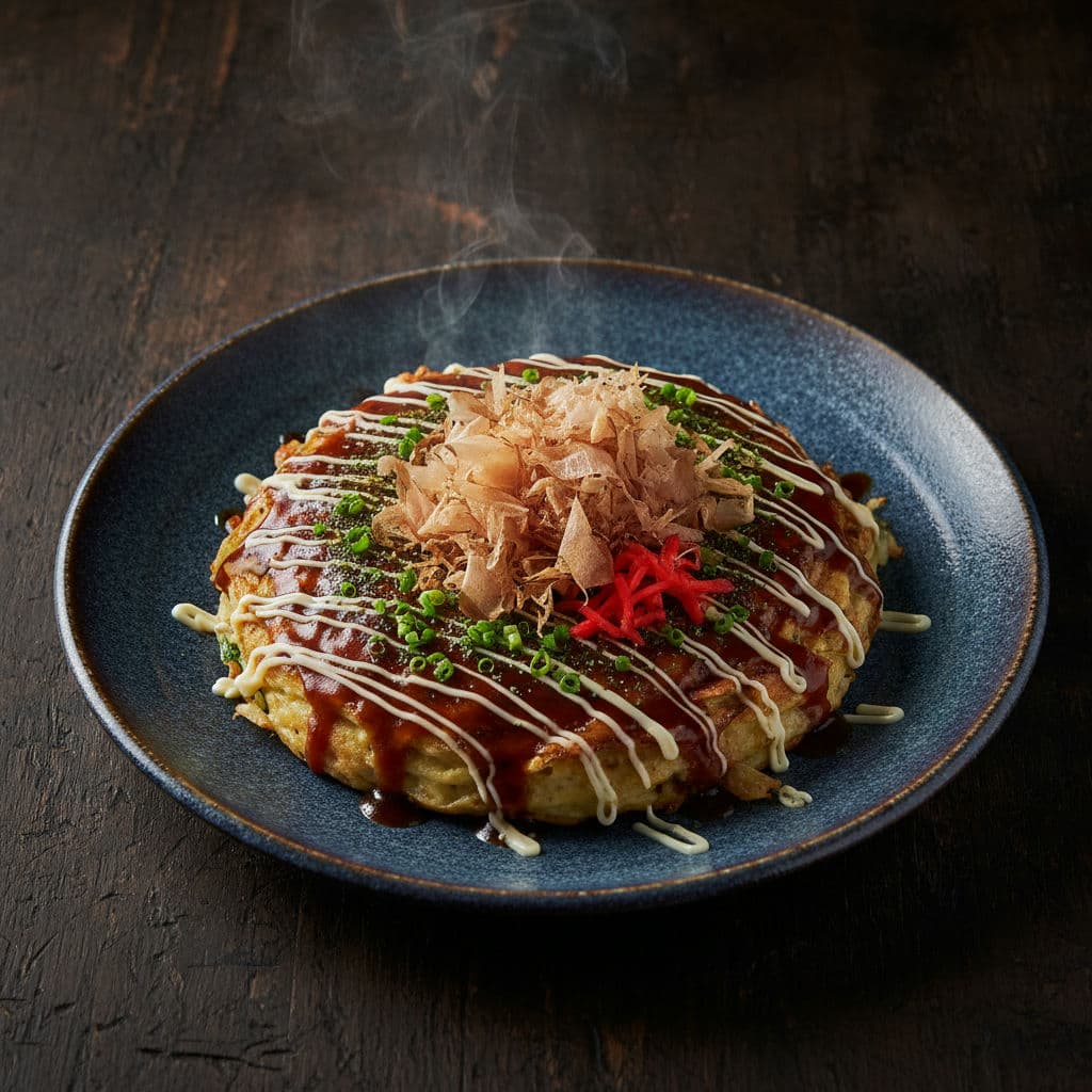 Japansk Okonomiyaki med Umami-magi