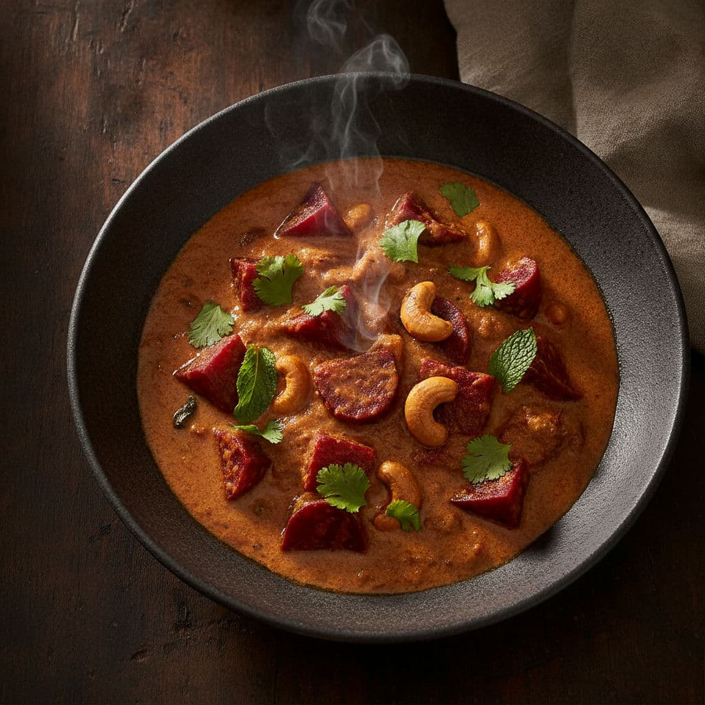 Sri Lankan Ruby Beetroot & Cashew Curry