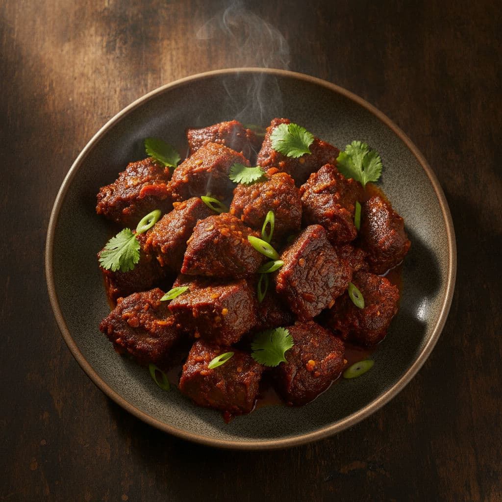 Zesty Ethiopian Beef Tibs with Spicy Awaze Sauce